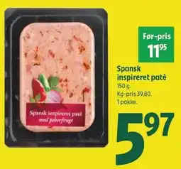 Coop 365 Spansk inspireret paté tilbud