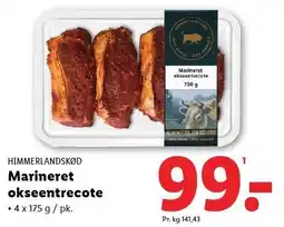 HIMMERLANDSKØD Marineret okseentrecote