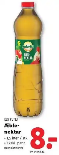 Lidl SOLEVITA Æblenektar tilbud