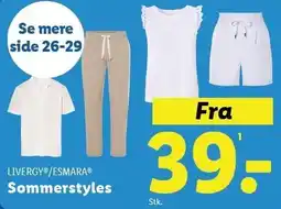 Lidl LIVERGY/ESMARA Sommerstyles tilbud