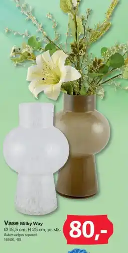 BigDollar Vase Milky Way tilbud