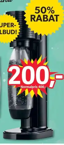 BigDollar SODASTREAM Kulsyremaskine Gaia Black tilbud