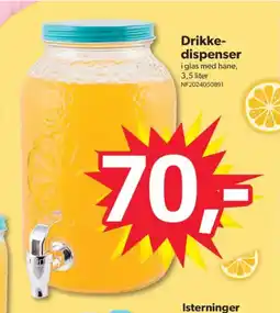 BigDollar Drikke- dispenser tilbud