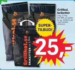 BigDollar Grillkul, briketter tilbud