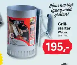 BigDollar WEBER Grill- starter tilbud