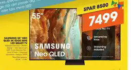 Expert SAMSUNG 55" NEO QLED 4K EDGE MINI LED SMART TV tilbud