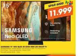 Expert SAMSUNG 75" NEO QLED 4K EDGE MINI LED SMART TV tilbud