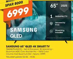 Expert SAMSUNG 65" QLED 4K SMART TV tilbud