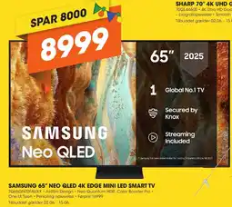 Expert SAMSUNG 65" NEO QLED 4K EDGE MINI LED SMART TV tilbud