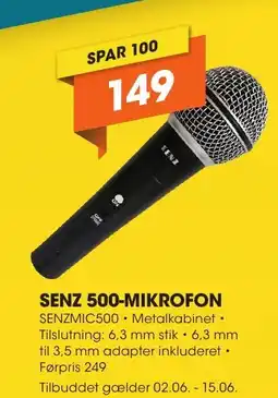 Expert SENZ 500-MIKROFON tilbud