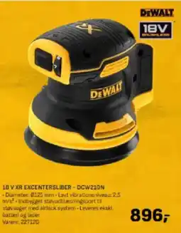 Bygma DEWALT 18 V XR EXCENTERSLIBER - DCW210N tilbud
