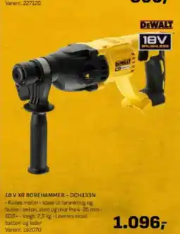Bygma DEWALT 18 V XR BOREHAMMER-DCH133N tilbud