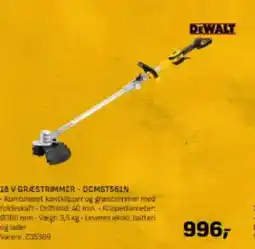 Bygma 18 V GRÆSTRIMMER DCMST561N tilbud