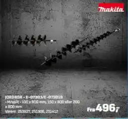 Bygma JORDBOR-E-07303/E-073019 tilbud
