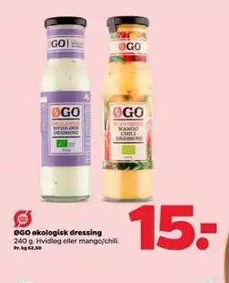 Netto ØGO økologisk dressing tilbud