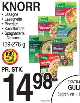 ABC Lavpris KNORR tilbud