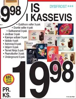 ABC Lavpris IS I KASSEVIS tilbud