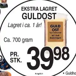 ABC Lavpris EKSTRA LAGRET GULDOST tilbud
