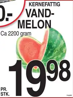 ABC Lavpris KERNEFATTIG VANDMELON tilbud