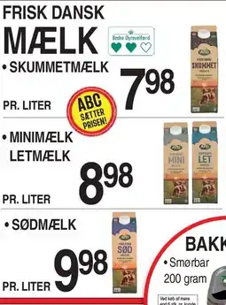 ABC Lavpris FRISK DANSK MÆLK tilbud