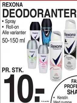 ABC Lavpris REXONA DEODORANTER tilbud