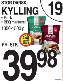 ABC Lavpris STOR DANSK KYLLING tilbud