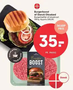 SPAR Burgerboost af dansk oksekød tilbud