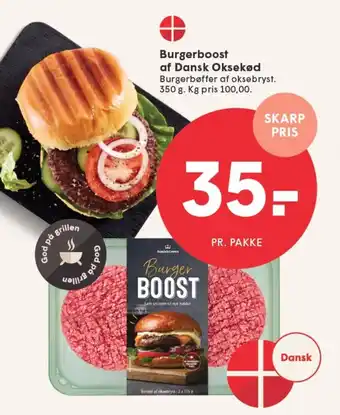 SPAR Burgerboost af dansk oksekød tilbud