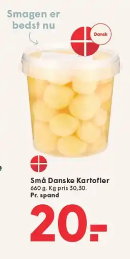 SPAR Små danske kartofler tilbud