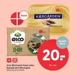 SPAR ARLA Økologisk smør tilbud