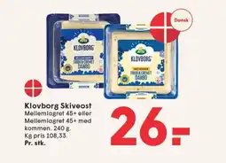 SPAR Klovborg skiveost tilbud