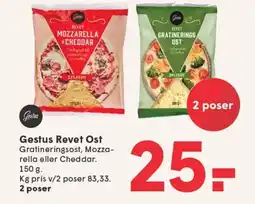 SPAR GESTUS Revet ost tilbud