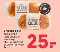 SPAR Brioche fast- food brød tilbud
