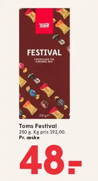 SPAR TOMS Festival tilbud