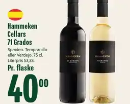 Min Købmand Hammeken Cellars 71 Grados tilbud