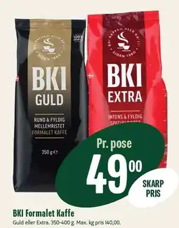 Min Købmand BKI Formalet Kaffe tilbud