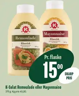 Min Købmand K-Salat Remoulade eller Mayonnaise tilbud