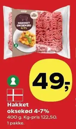 SuperBrugsen Hakket oksekød 4-7% tilbud