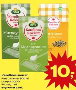 SuperBrugsen Karolines saucer tilbud