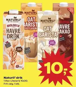 SuperBrugsen Naturli' drik tilbud