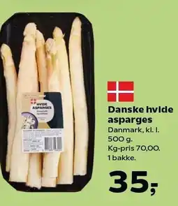 SuperBrugsen Danske hvide asparges tilbud