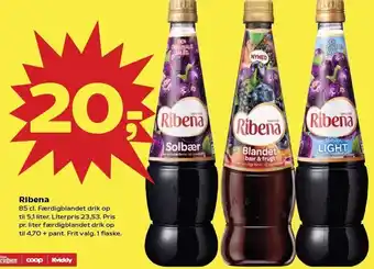 SuperBrugsen Ribena tilbud