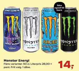 SuperBrugsen Monster Energi tilbud