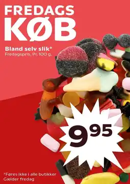 SuperBrugsen Bland selv slik tilbud