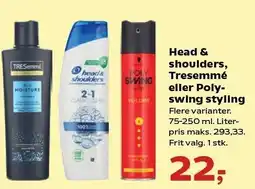 SuperBrugsen Head & shoulders, Tresemmé eller Polyswing styling tilbud