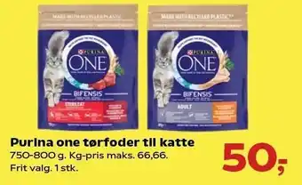 SuperBrugsen Purina one tørfoder til katte tilbud