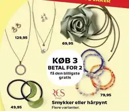 Kvickly Smykker eller hårpynt tilbud