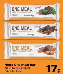 Kvickly Nupo One meal bar tilbud