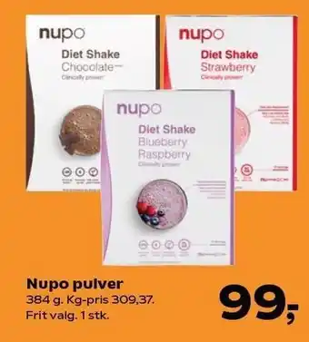 Kvickly Nupo pulver tilbud