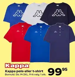 Kvickly Kappa polo eller t-shirt tilbud